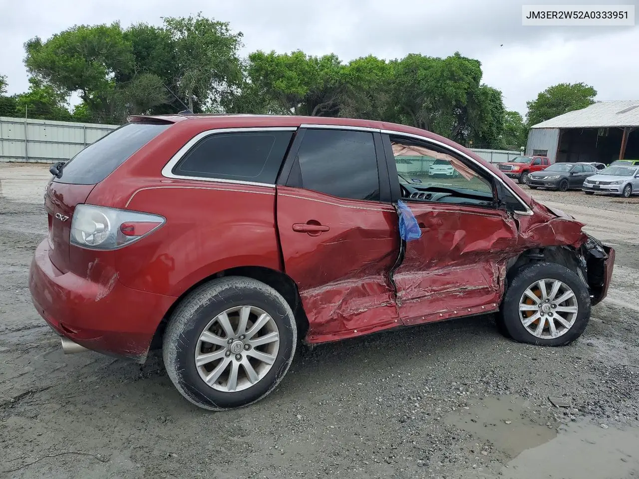 2010 Mazda Cx-7 VIN: JM3ER2W52A0333951 Lot: 50939666
