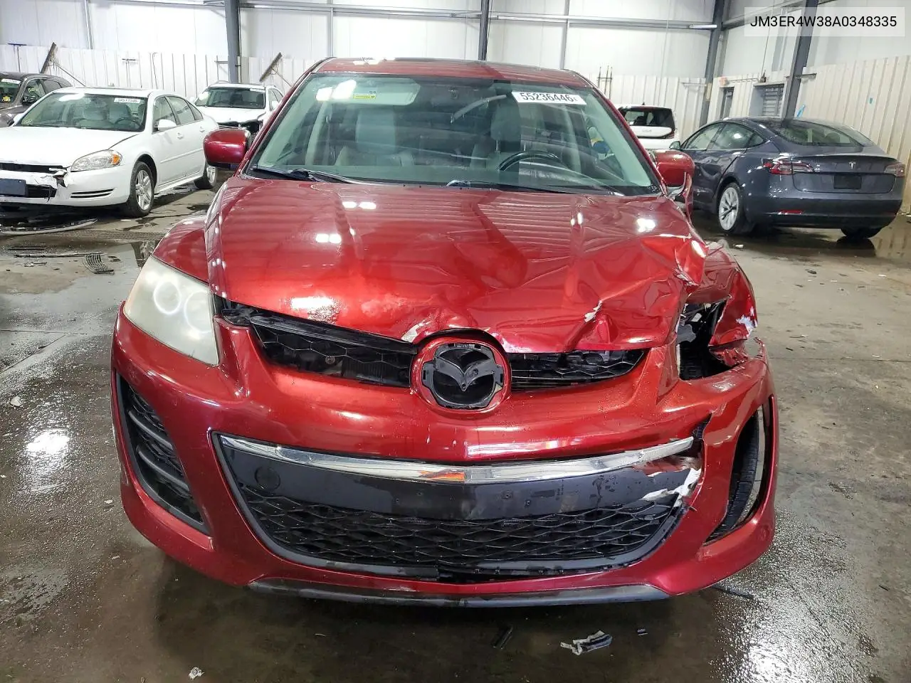 2010 Mazda Cx-7 VIN: JM3ER4W38A0348335 Lot: 55236446