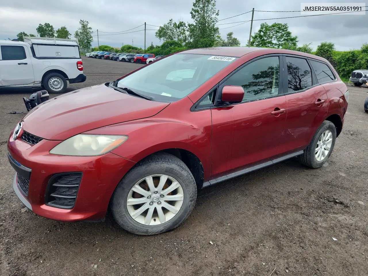 2010 Mazda Cx-7 VIN: JM3ER2W55A0351991 Lot: 56450116