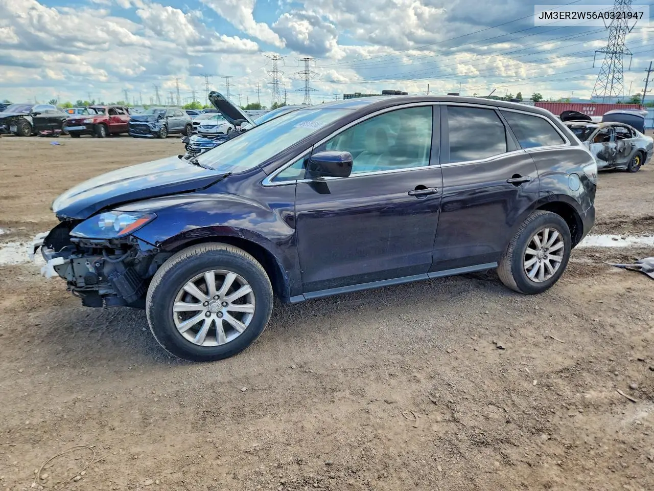 2010 Mazda Cx-7 VIN: JM3ER2W56A0321947 Lot: 58276416