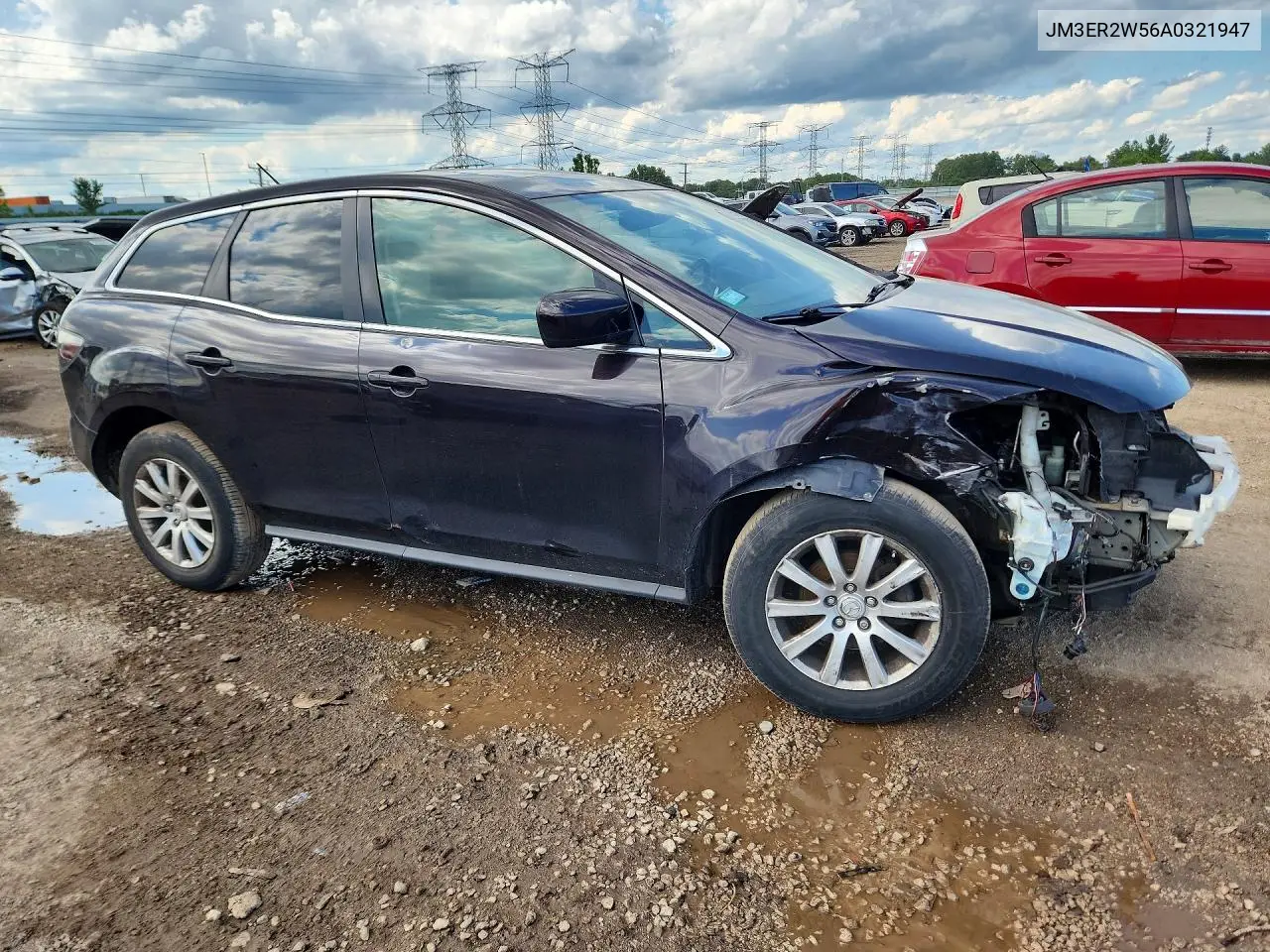 2010 Mazda Cx-7 VIN: JM3ER2W56A0321947 Lot: 58276416