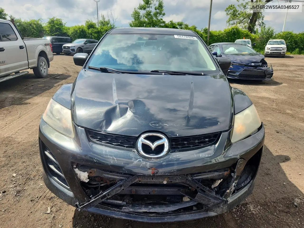 2010 Mazda Cx-7 VIN: JM3ER2W55A0345527 Lot: 58478926