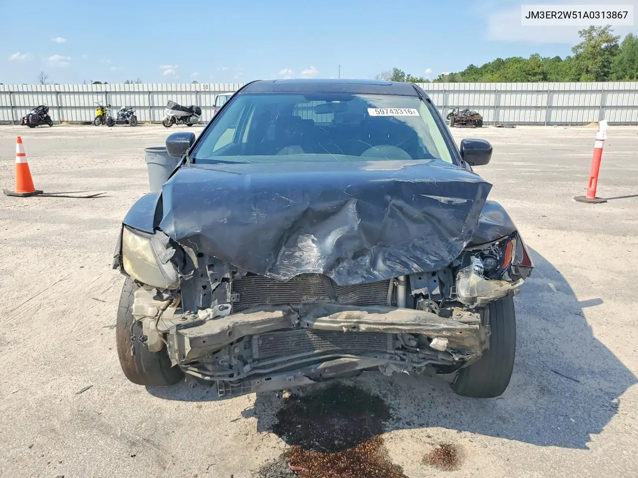 2010 Mazda Cx-7 VIN: JM3ER2W51A0313867 Lot: 59743316