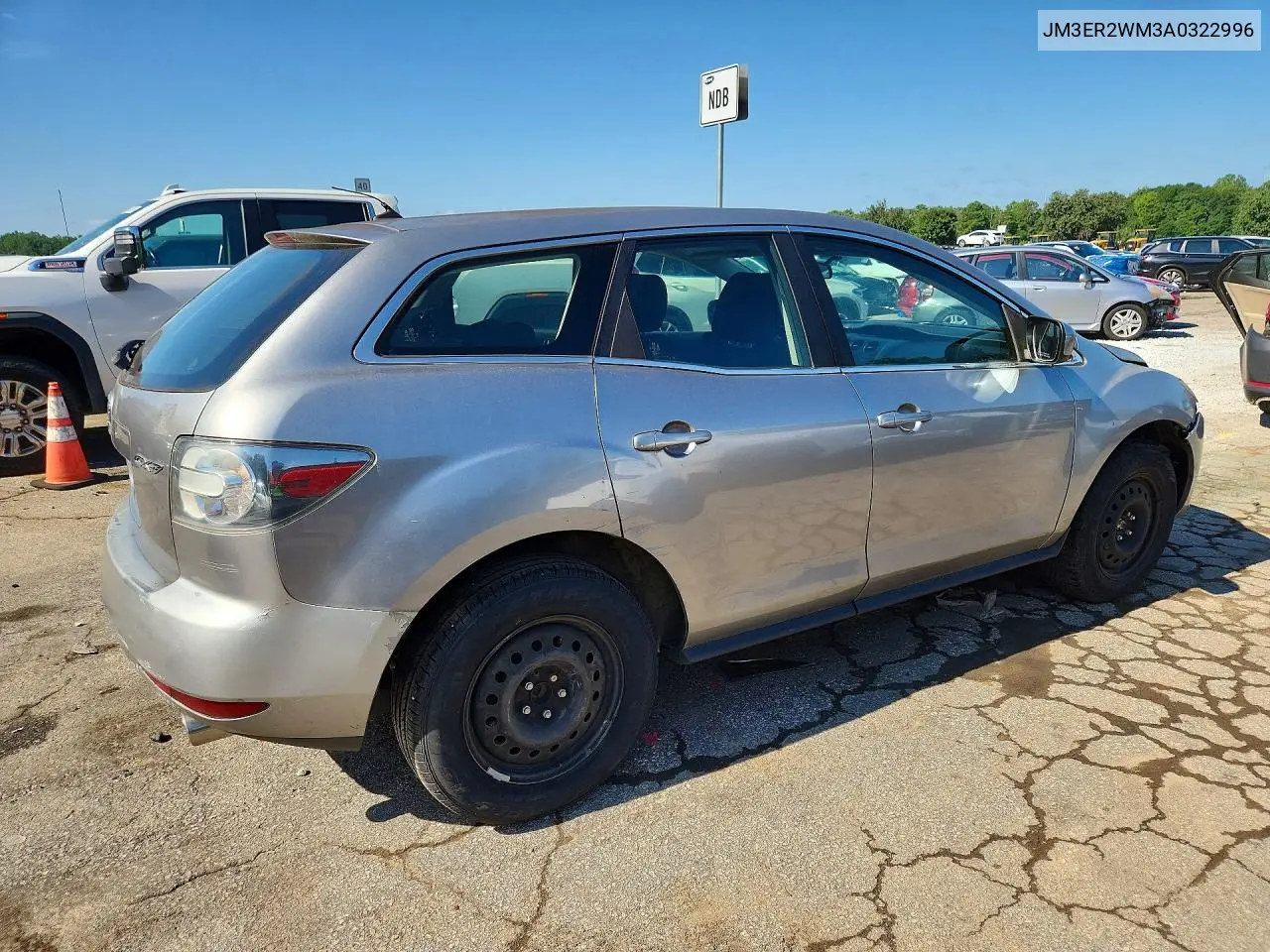 2010 Mazda Cx-7 VIN: JM3ER2WM3A0322996 Lot: 61188956