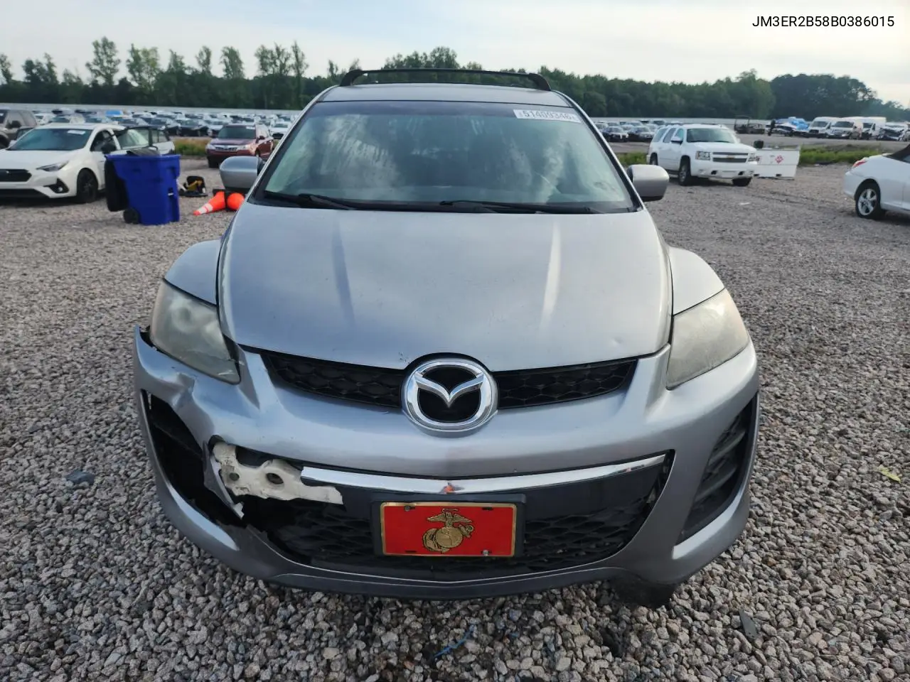 2011 Mazda Cx-7 VIN: JM3ER2B58B0386015 Lot: 51409346
