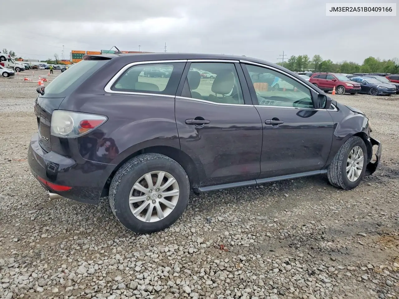 2011 Mazda Cx-7 VIN: JM3ER2A51B0409166 Lot: 51480276