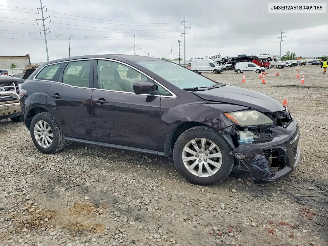 2011 Mazda Cx-7 VIN: JM3ER2A51B0409166 Lot: 51480276
