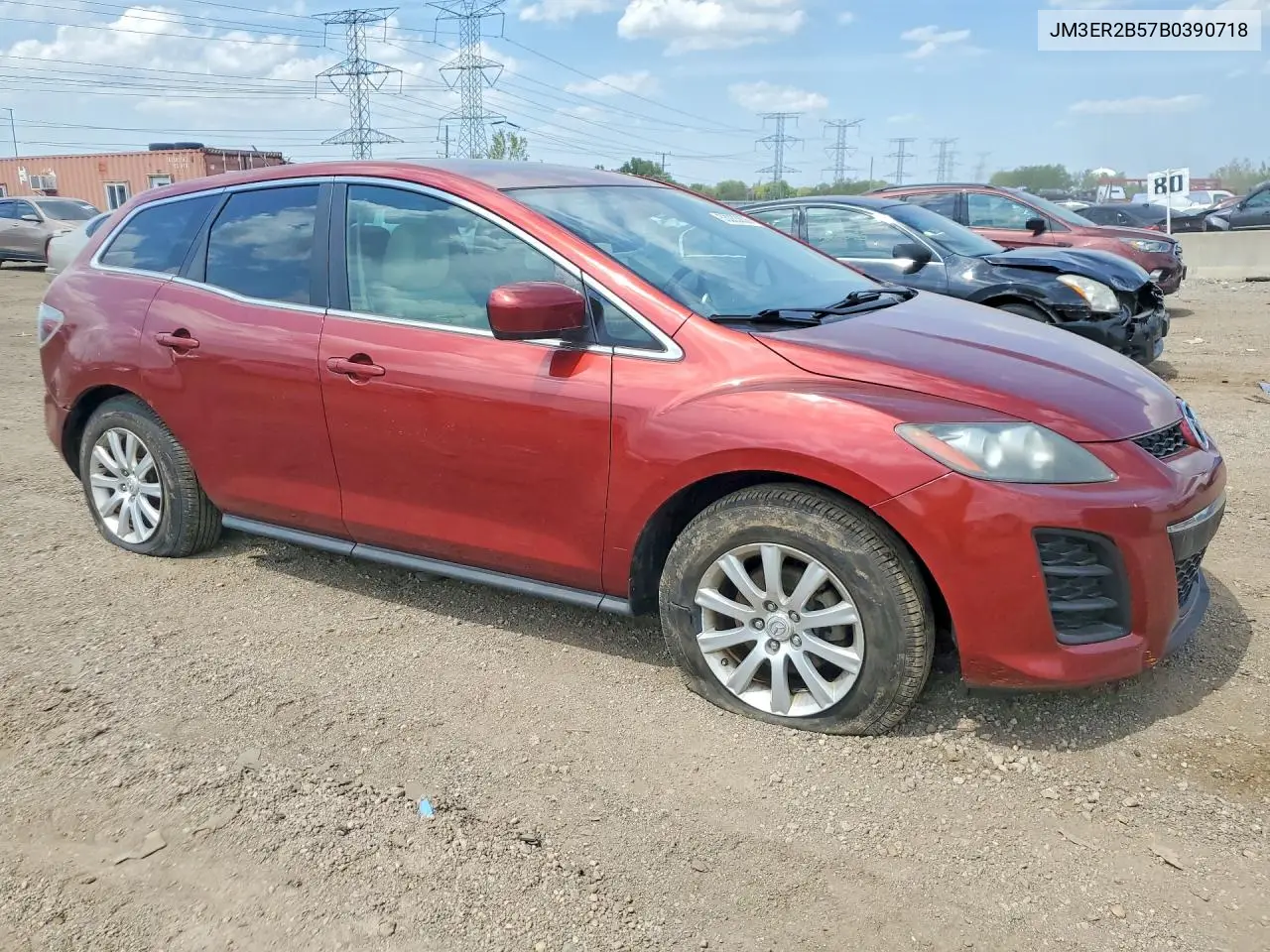 2011 Mazda Cx-7 VIN: JM3ER2B57B0390718 Lot: 53033836
