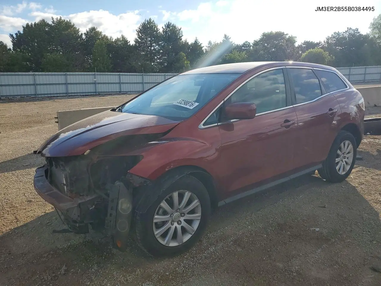 2011 Mazda Cx-7 VIN: JM3ER2B55B0384495 Lot: 53298816