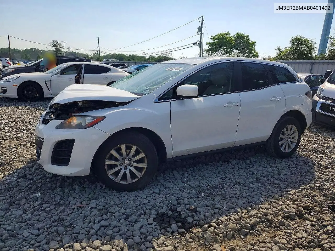 2011 Mazda Cx-7 VIN: JM3ER2BMXB0401492 Lot: 53834446