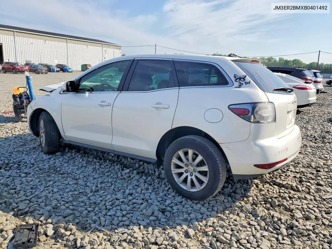 2011 Mazda Cx-7 VIN: JM3ER2BMXB0401492 Lot: 53834446