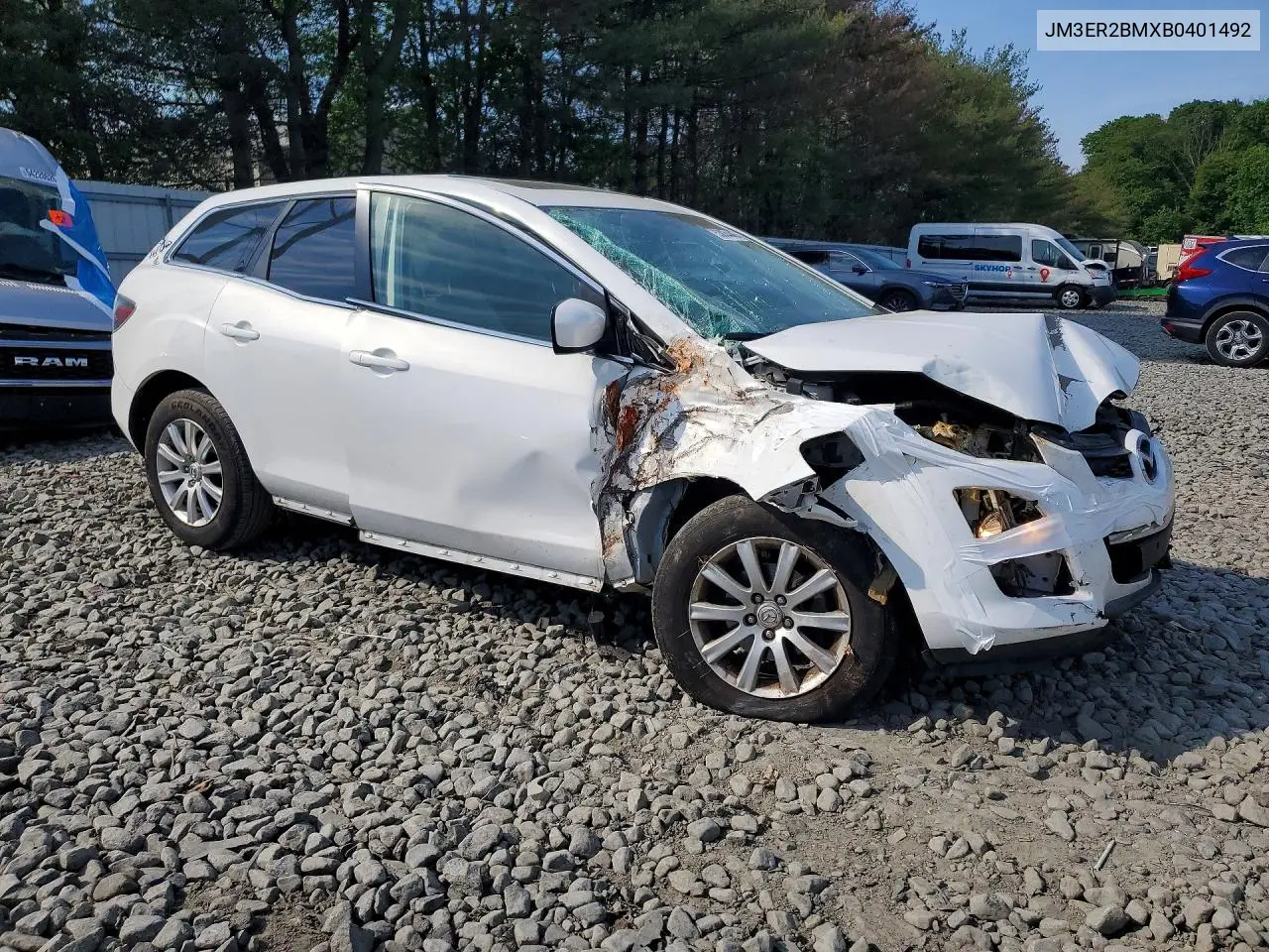 2011 Mazda Cx-7 VIN: JM3ER2BMXB0401492 Lot: 53834446