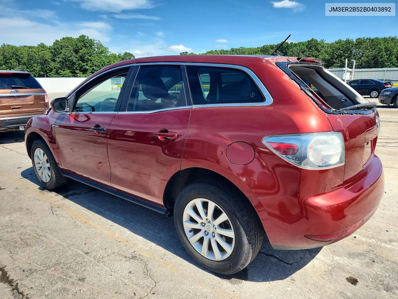 2011 Mazda Cx-7 VIN: JM3ER2B52B0403892 Lot: 57425406