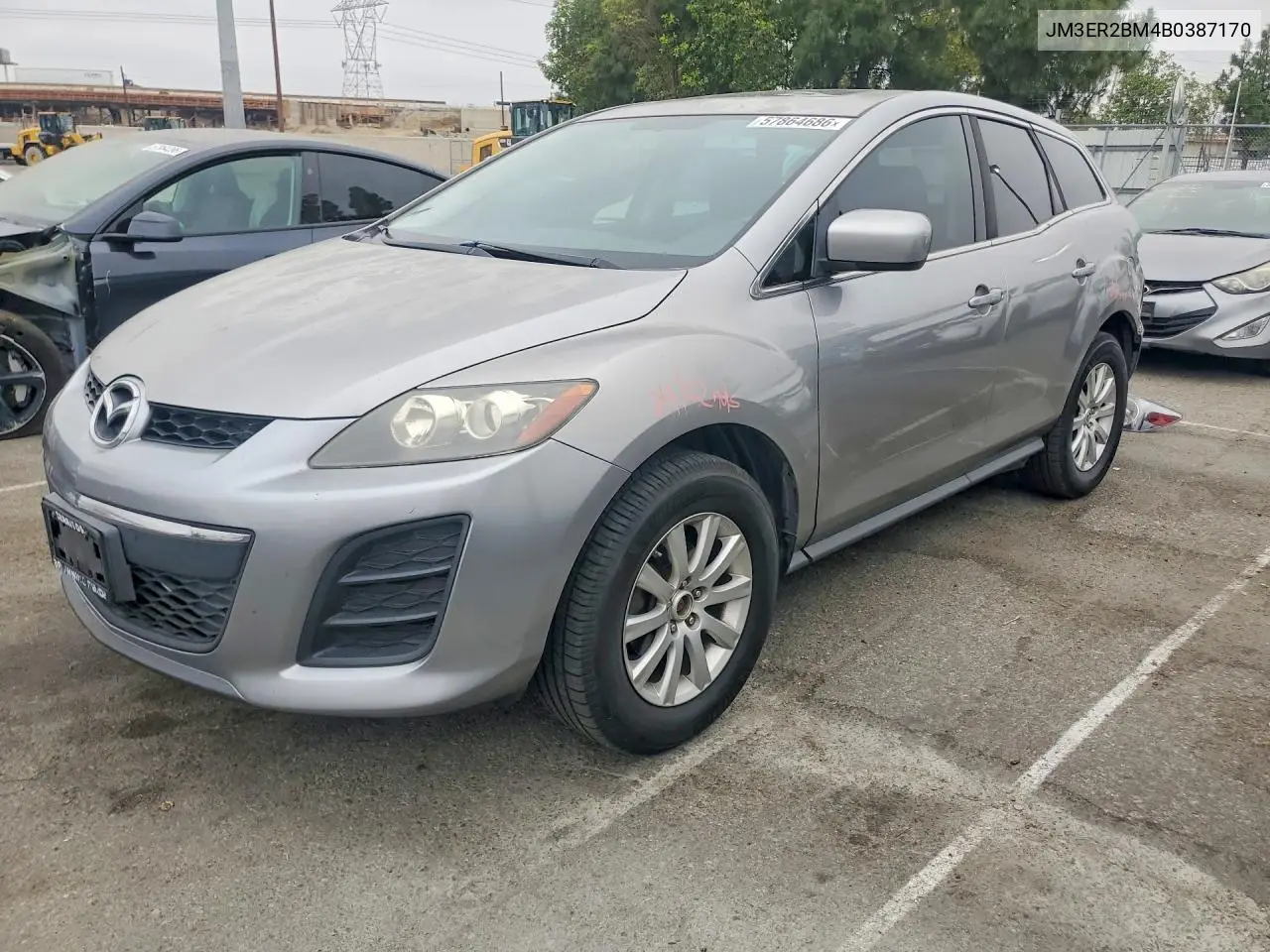 2011 Mazda Cx-7 VIN: JM3ER2BM4B0387170 Lot: 57864686