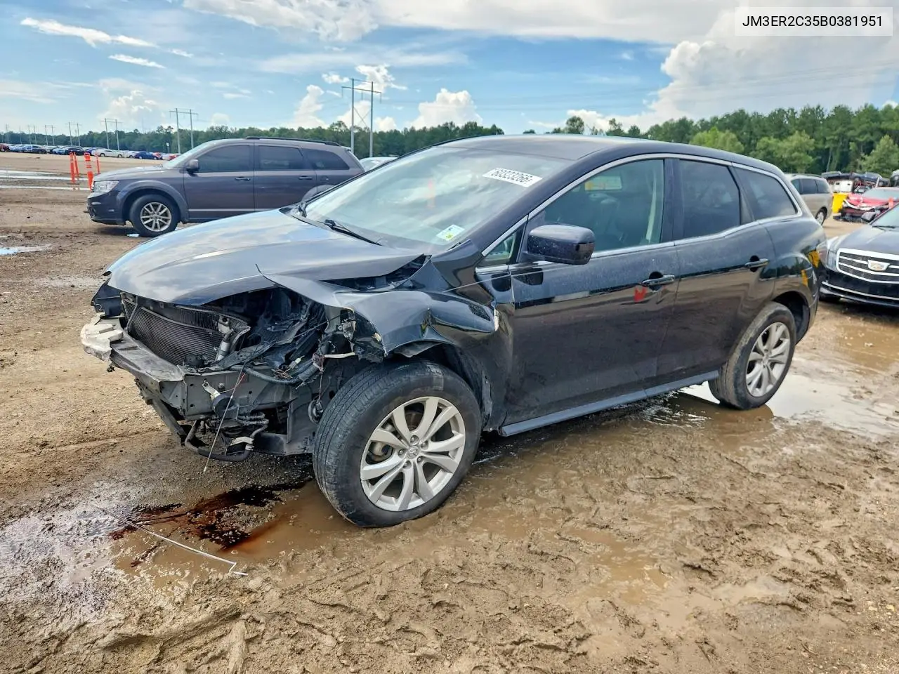 2011 Mazda Cx-7 VIN: JM3ER2C35B0381951 Lot: 60323266