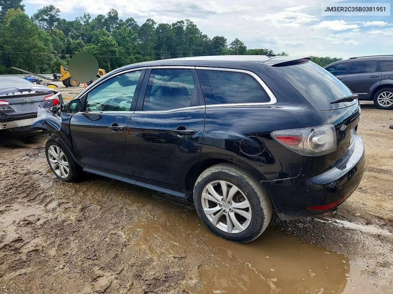 2011 Mazda Cx-7 VIN: JM3ER2C35B0381951 Lot: 60323266