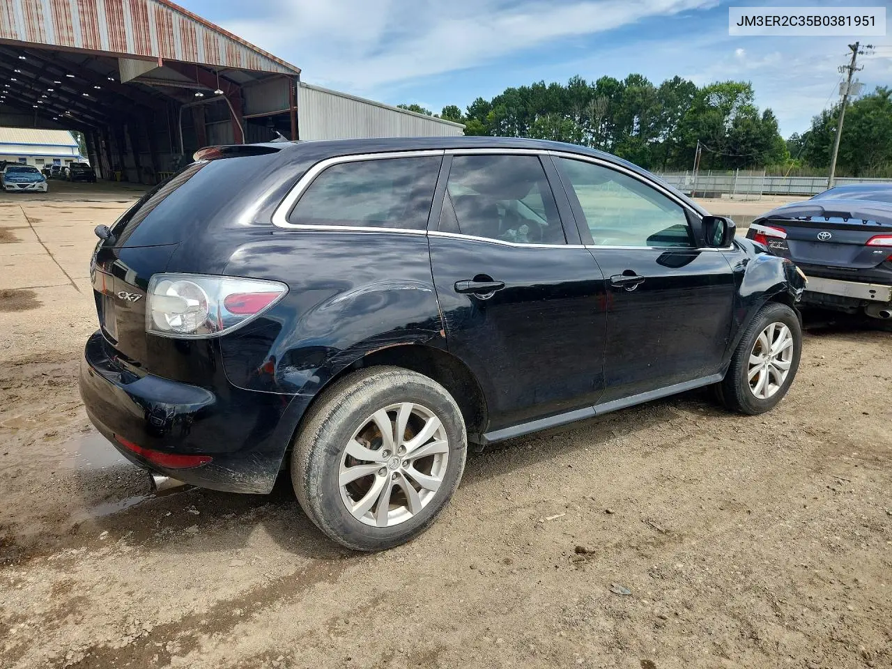 2011 Mazda Cx-7 VIN: JM3ER2C35B0381951 Lot: 60323266