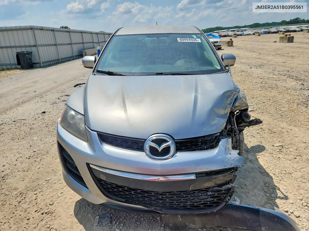 2011 Mazda Cx-7 VIN: JM3ER2A51B0395561 Lot: 60994936