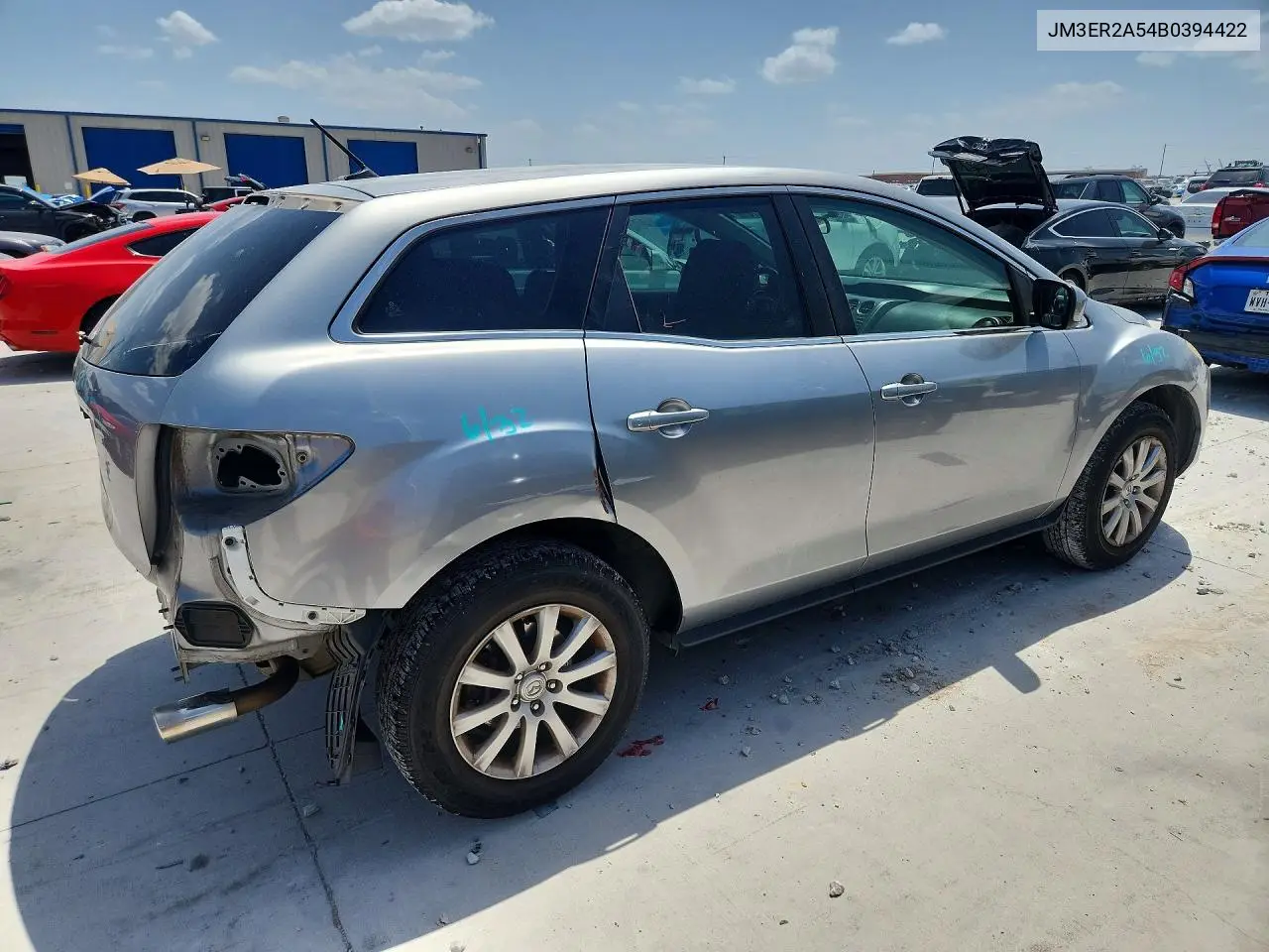 2011 Mazda Cx-7 VIN: JM3ER2A54B0394422 Lot: 61307416
