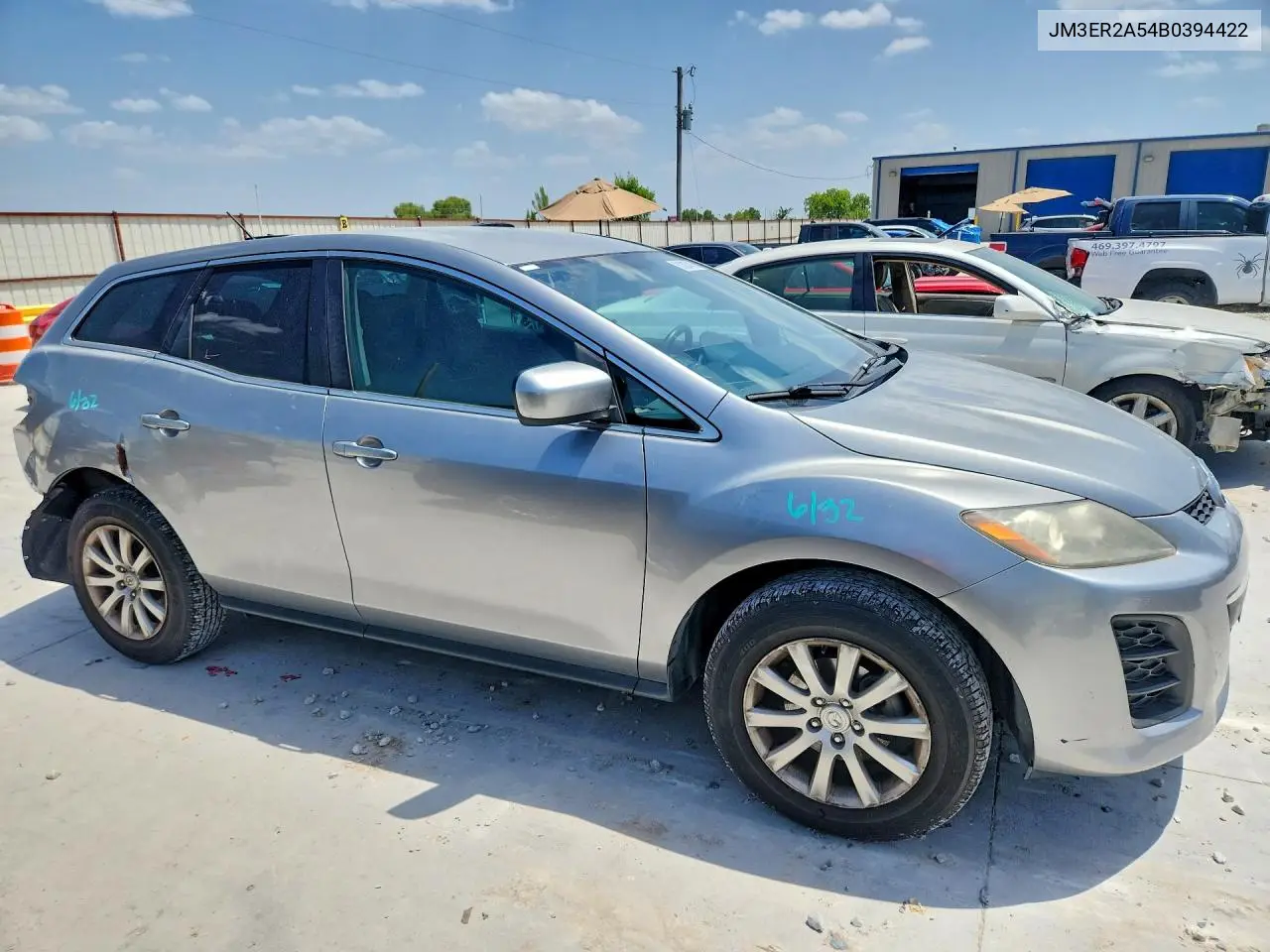 2011 Mazda Cx-7 VIN: JM3ER2A54B0394422 Lot: 61307416