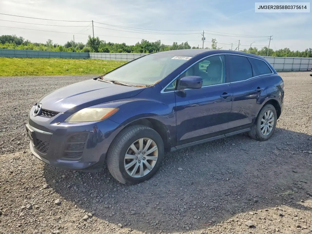 2011 Mazda Cx-7 VIN: JM3ER2B58B0375614 Lot: 61403116
