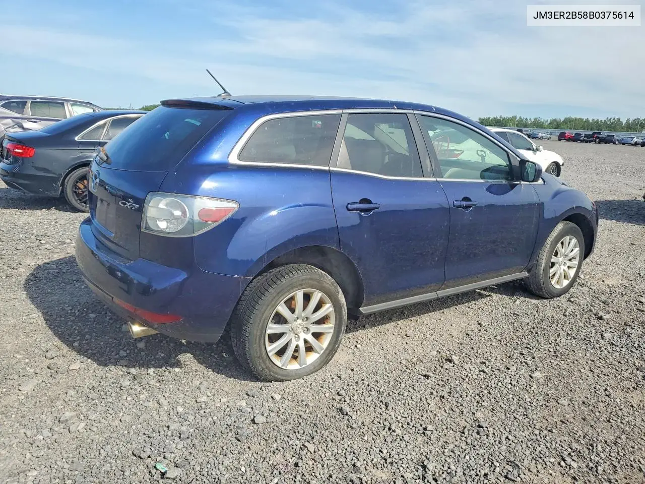 2011 Mazda Cx-7 VIN: JM3ER2B58B0375614 Lot: 61403116