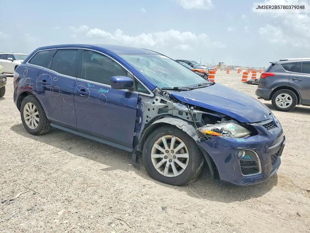 2011 Mazda Cx-7 VIN: JM3ER2B57B0379248 Lot: 85630225