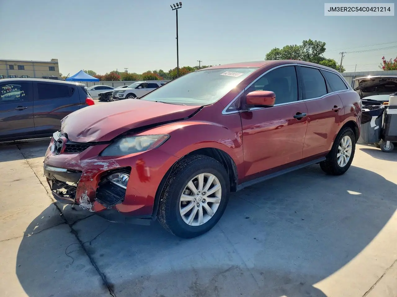 2012 Mazda Cx-7 VIN: JM3ER2C54C0421214 Lot: 62102096