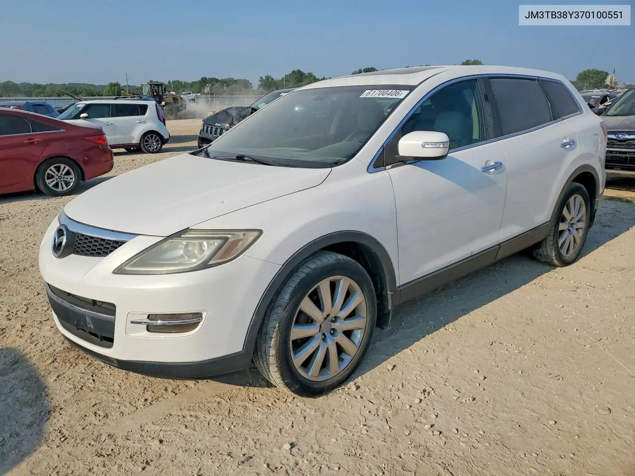 2007 Mazda Cx-9 VIN: JM3TB38Y370100551 Lot: 61700406