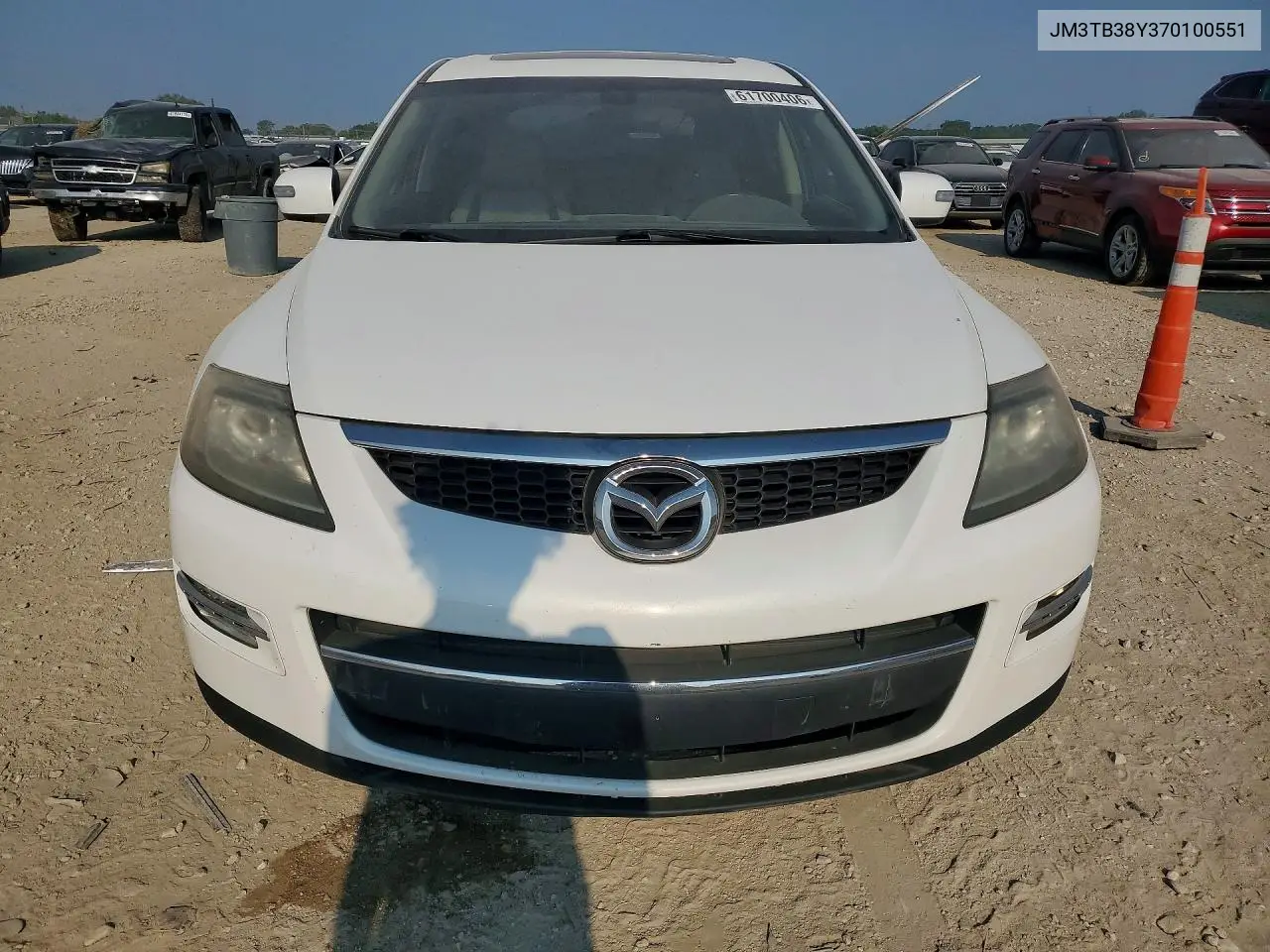 2007 Mazda Cx-9 VIN: JM3TB38Y370100551 Lot: 61700406