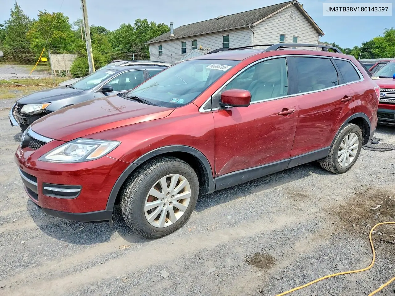 2008 Mazda Cx-9 VIN: JM3TB38V180143597 Lot: 60864786