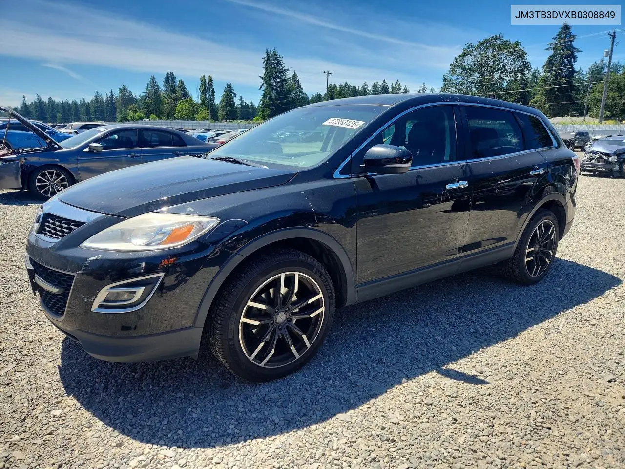 2011 Mazda Cx-9 VIN: JM3TB3DVXB0308849 Lot: 57953126