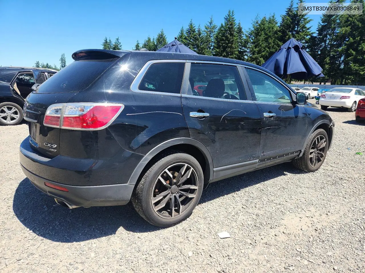 2011 Mazda Cx-9 VIN: JM3TB3DVXB0308849 Lot: 57953126