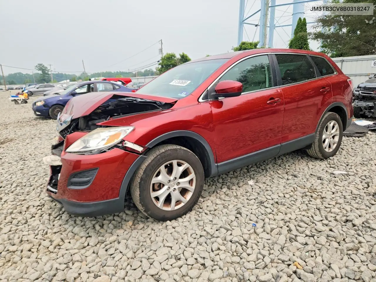 2011 Mazda Cx-9 VIN: JM3TB3CV8B0318247 Lot: 61393686