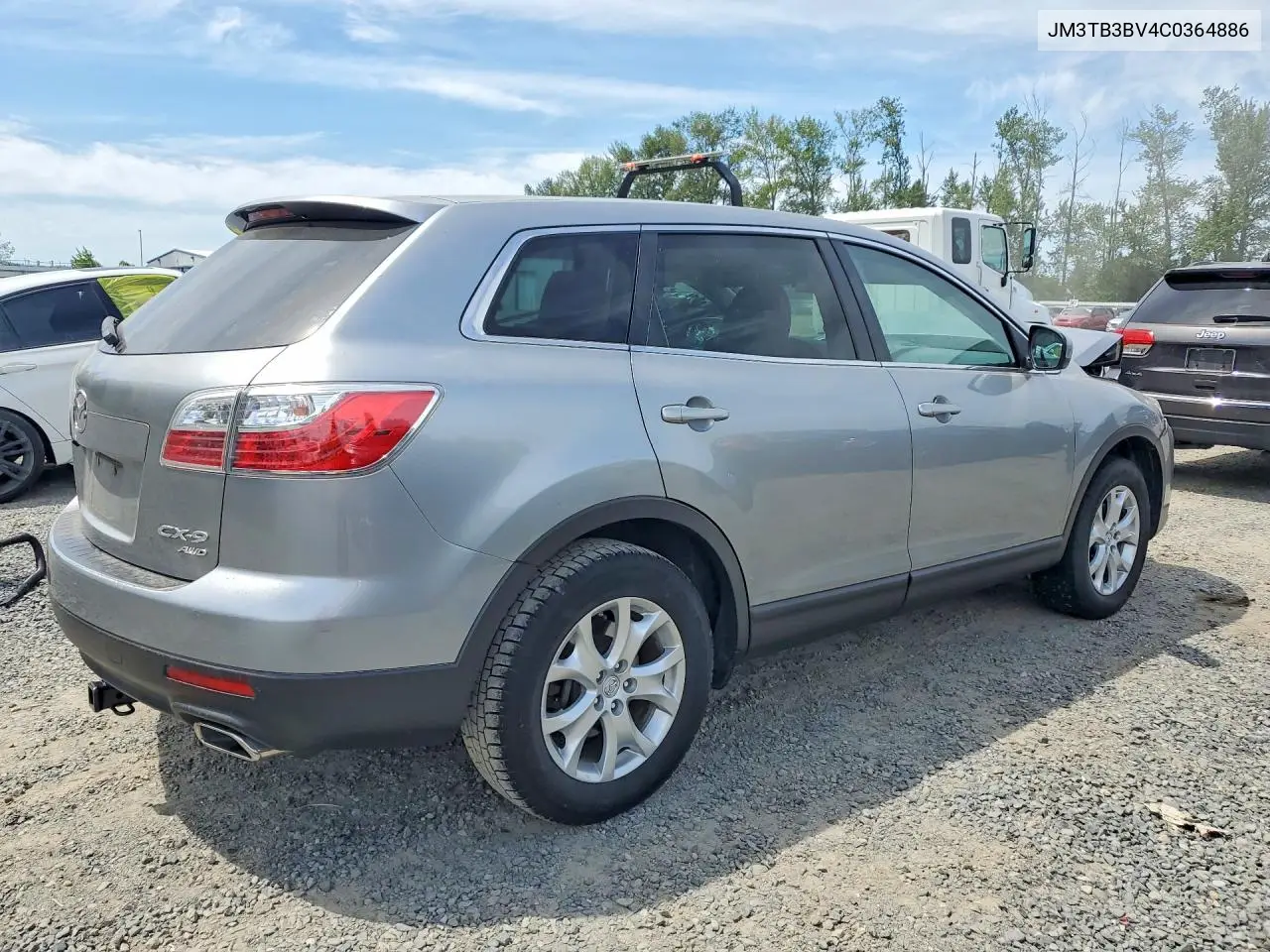 2012 Mazda Cx-9 VIN: JM3TB3BV4C0364886 Lot: 58065946