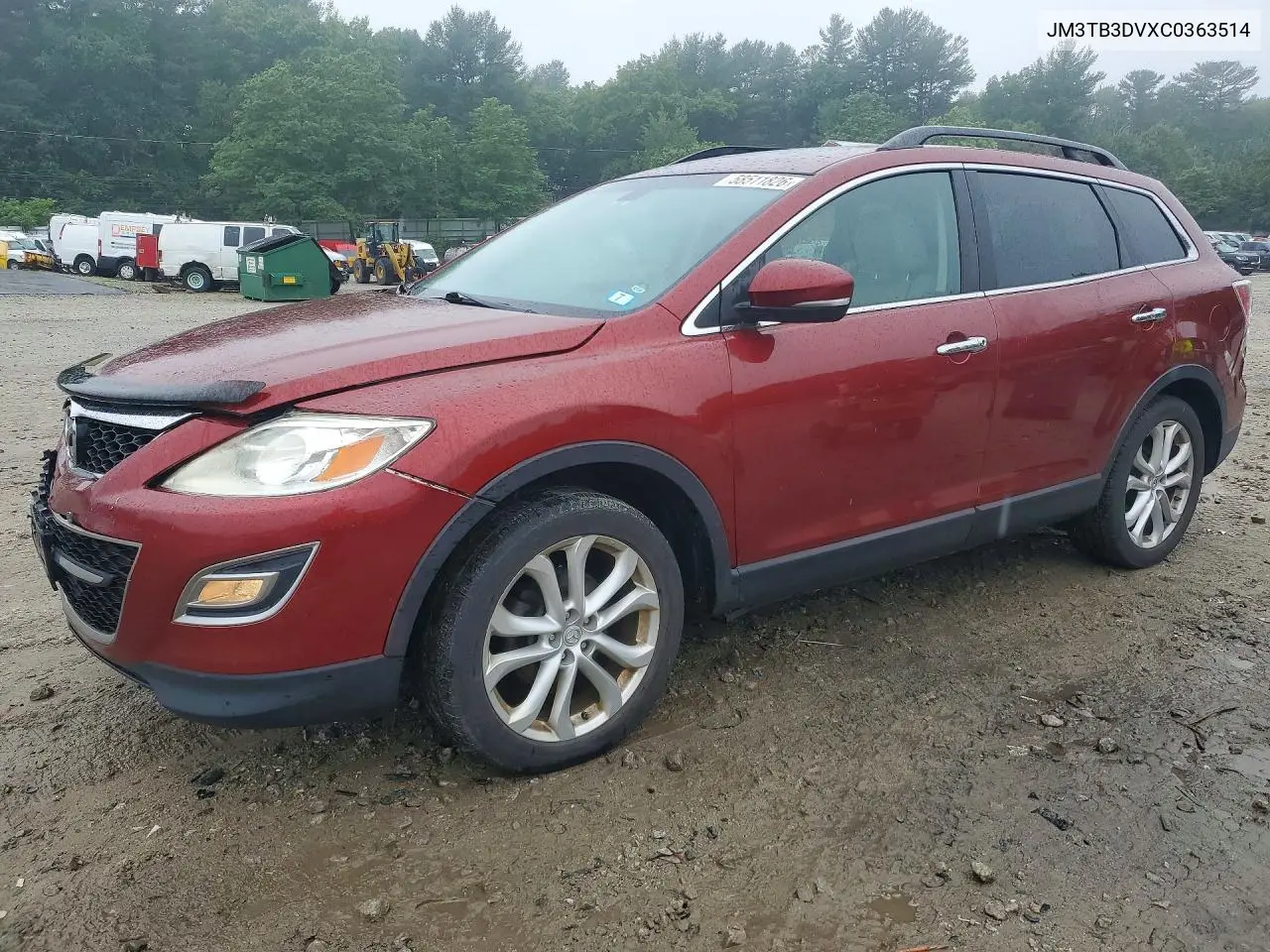 2012 Mazda Cx-9 VIN: JM3TB3DVXC0363514 Lot: 58511826