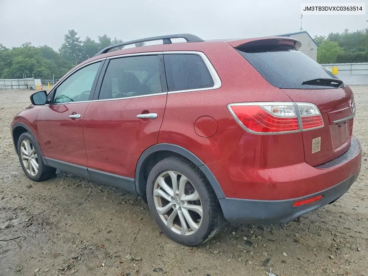 2012 Mazda Cx-9 VIN: JM3TB3DVXC0363514 Lot: 58511826