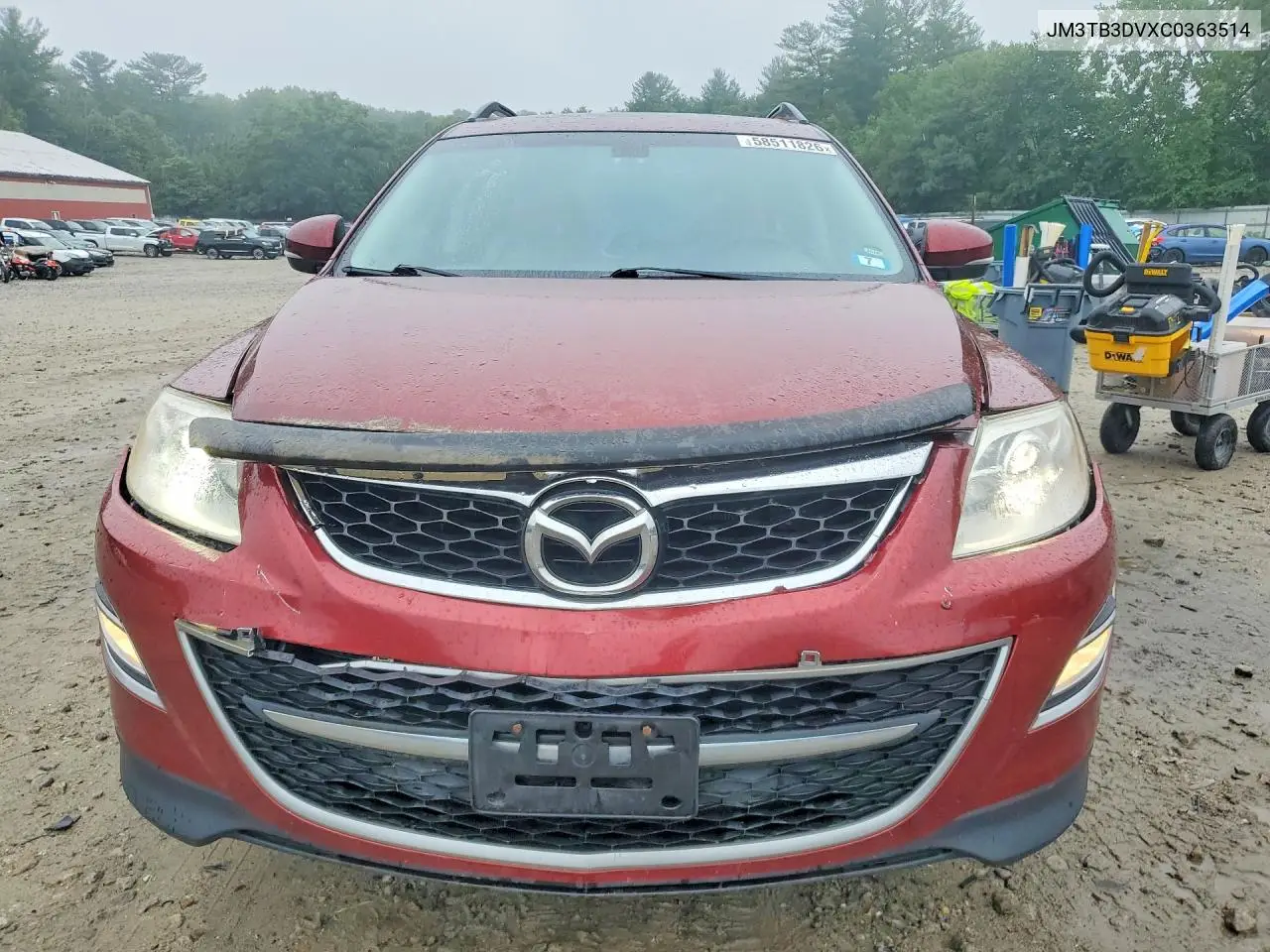 2012 Mazda Cx-9 VIN: JM3TB3DVXC0363514 Lot: 58511826