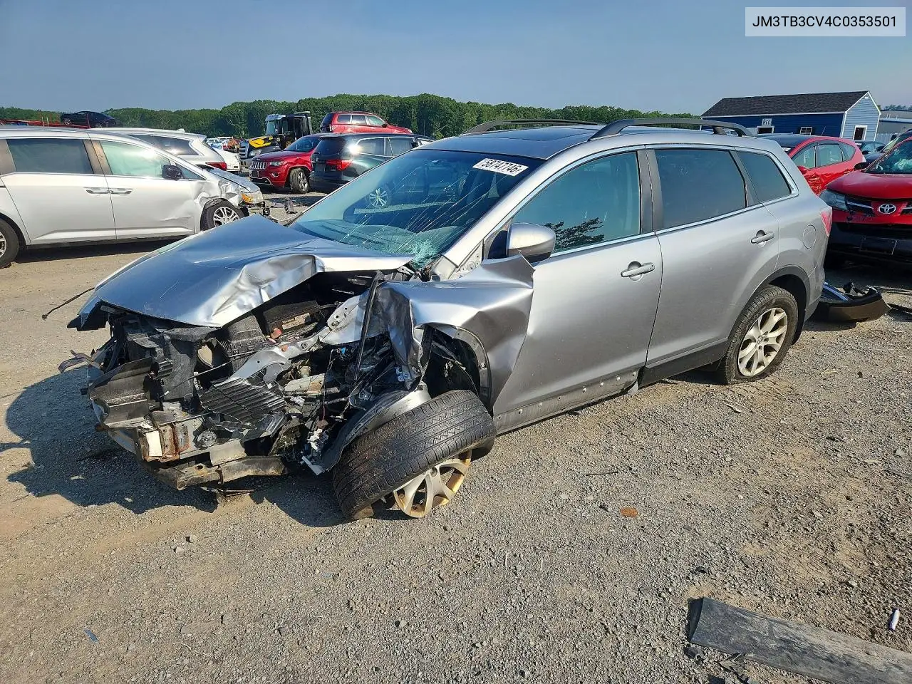2012 Mazda Cx-9 VIN: JM3TB3CV4C0353501 Lot: 58747746