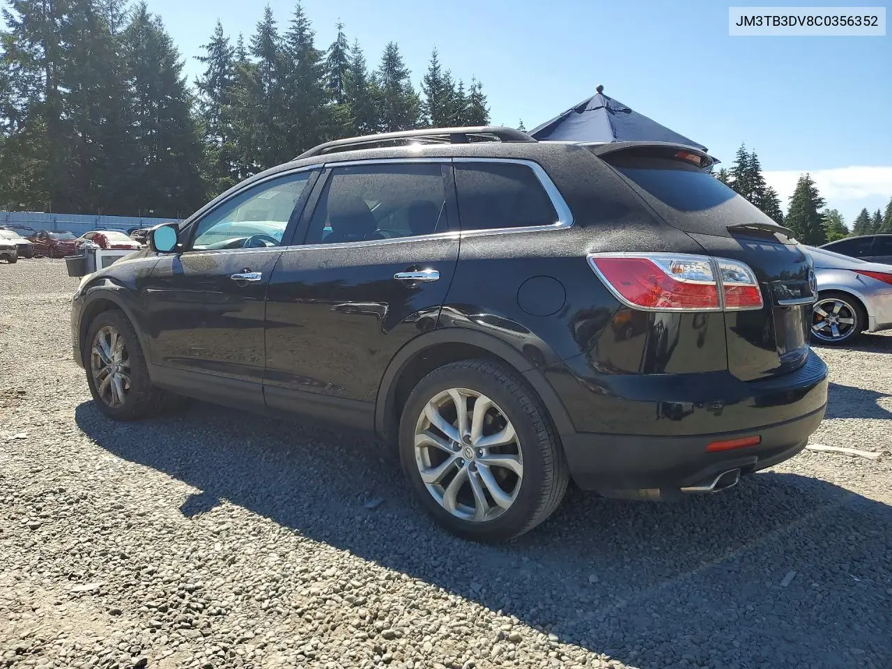 2012 Mazda Cx-9 VIN: JM3TB3DV8C0356352 Lot: 59743306
