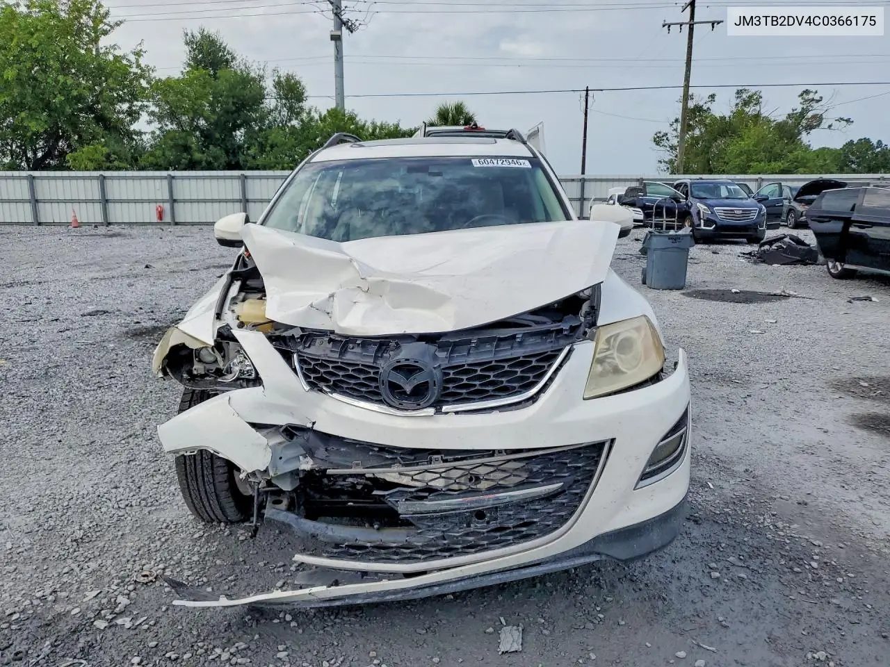 2012 Mazda Cx-9 VIN: JM3TB2DV4C0366175 Lot: 60472946