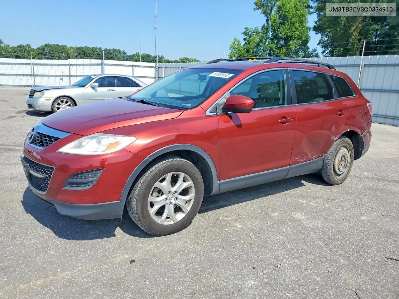 2012 Mazda Cx-9 VIN: JM3TB3CV3C0334910 Lot: 60856986