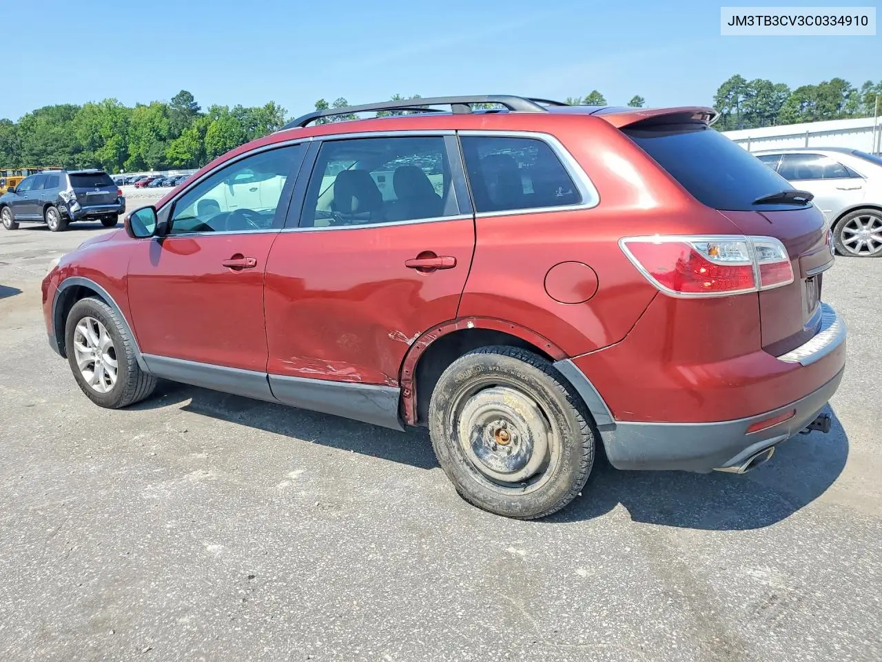 2012 Mazda Cx-9 VIN: JM3TB3CV3C0334910 Lot: 60856986