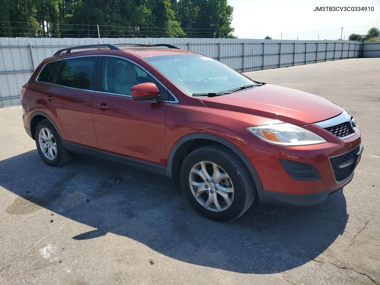 2012 Mazda Cx-9 VIN: JM3TB3CV3C0334910 Lot: 60856986
