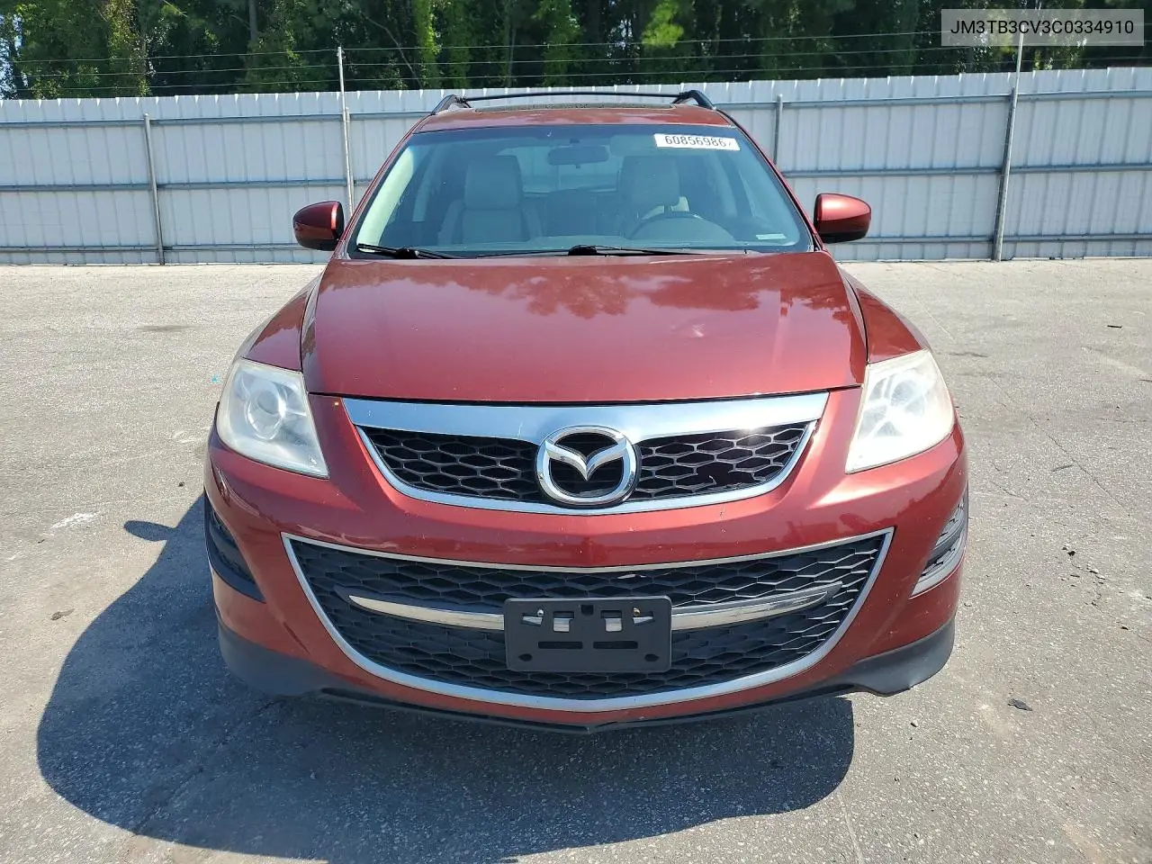 2012 Mazda Cx-9 VIN: JM3TB3CV3C0334910 Lot: 60856986