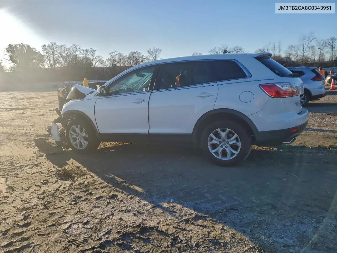 2012 Mazda Cx-9 VIN: JM3TB2CA8C0343951 Lot: 97021885