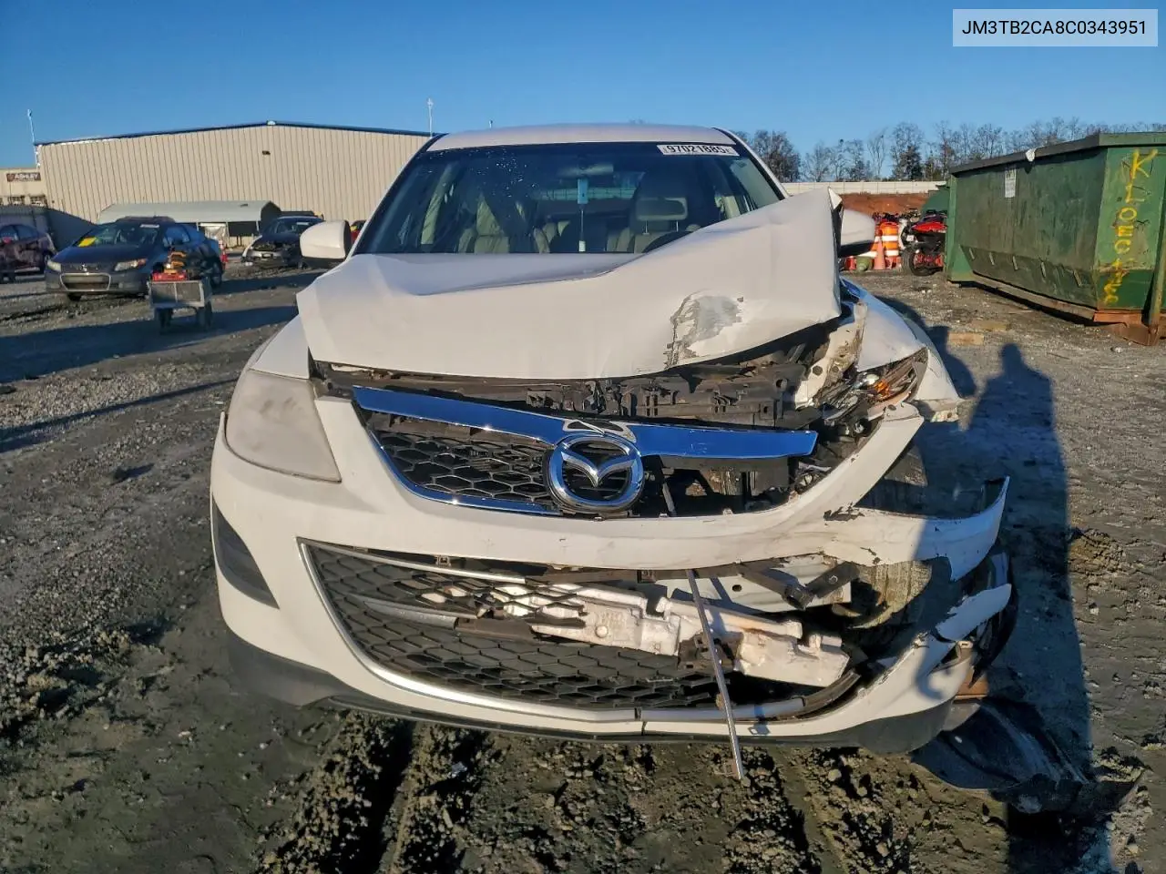 2012 Mazda Cx-9 VIN: JM3TB2CA8C0343951 Lot: 97021885