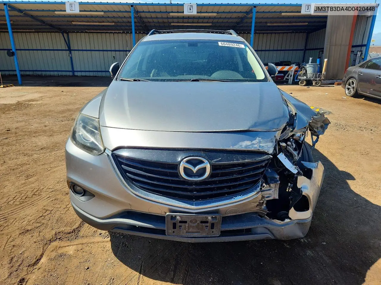 2013 Mazda Cx-9 Grand Touring VIN: JM3TB3DA4D0420448 Lot: 60489246