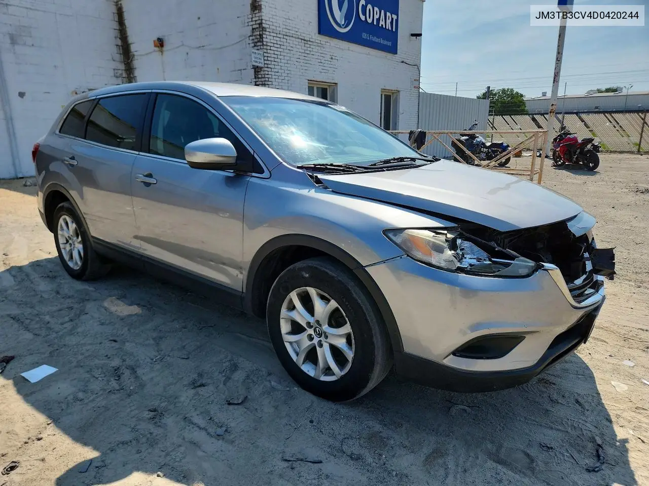 2013 Mazda Cx-9 Touring VIN: JM3TB3CV4D0420244 Lot: 60563456