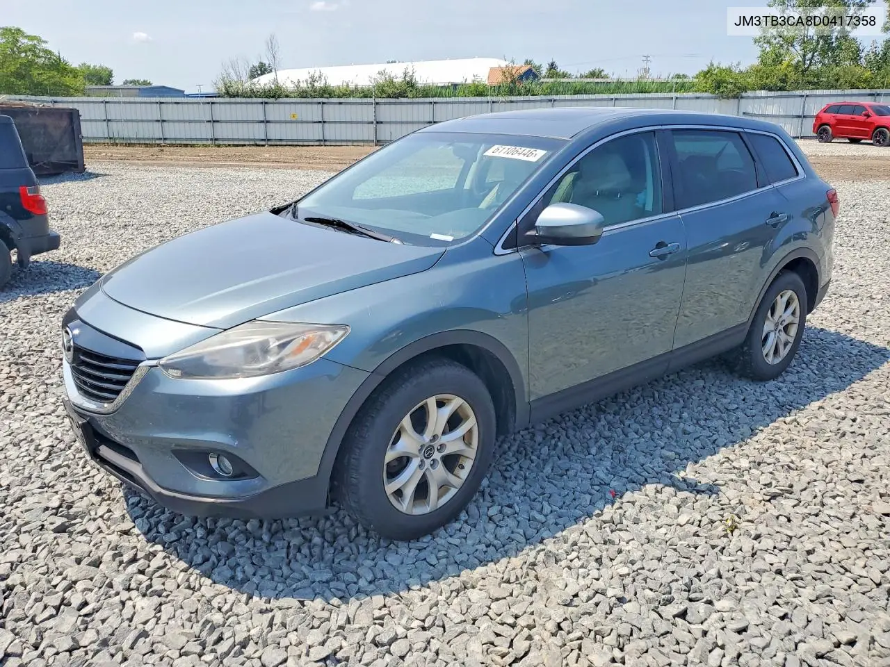 2013 Mazda Cx-9 VIN: JM3TB3CA8D0417358 Lot: 61106446